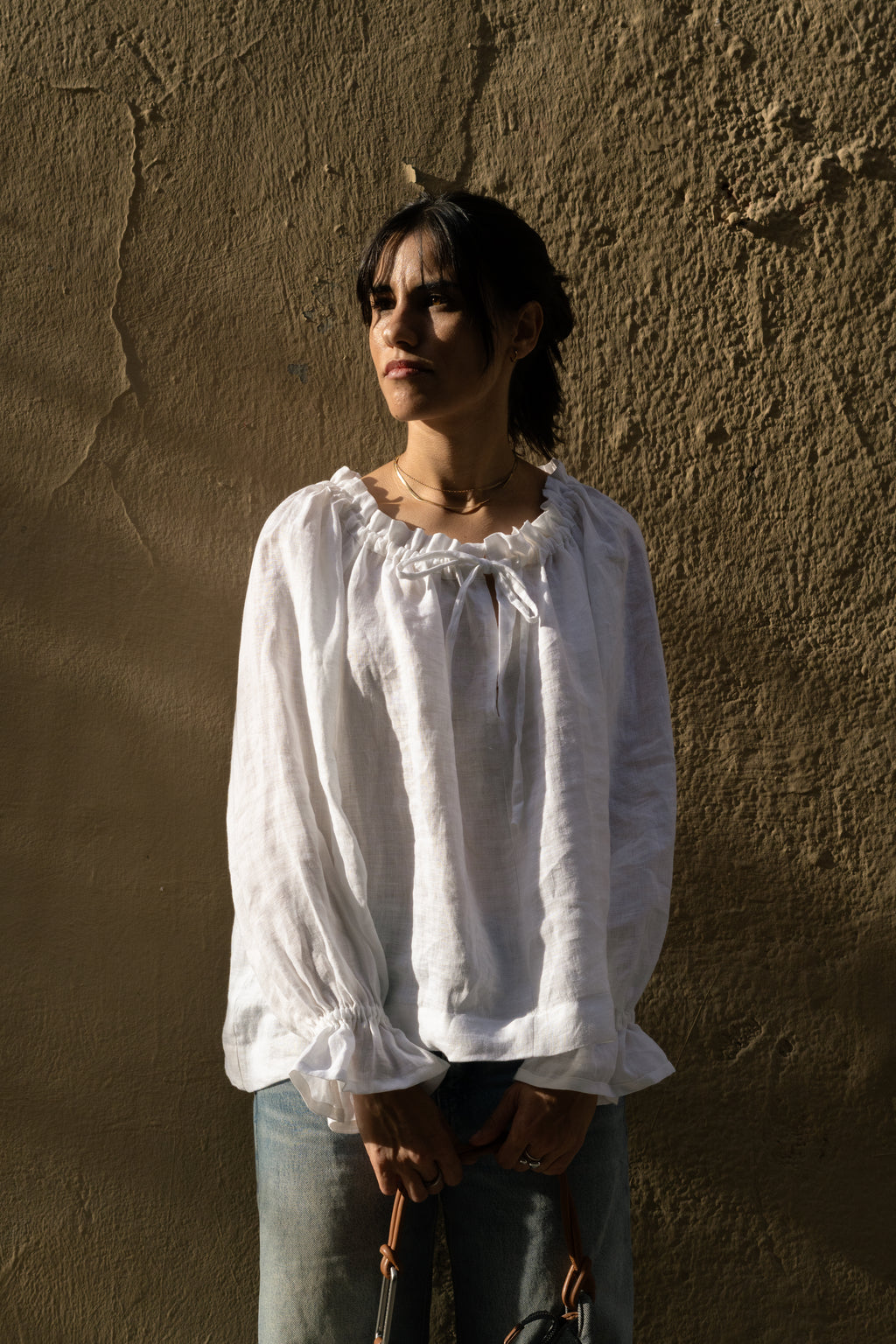 Gina white blouse