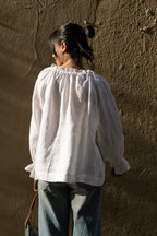 Gina white blouse