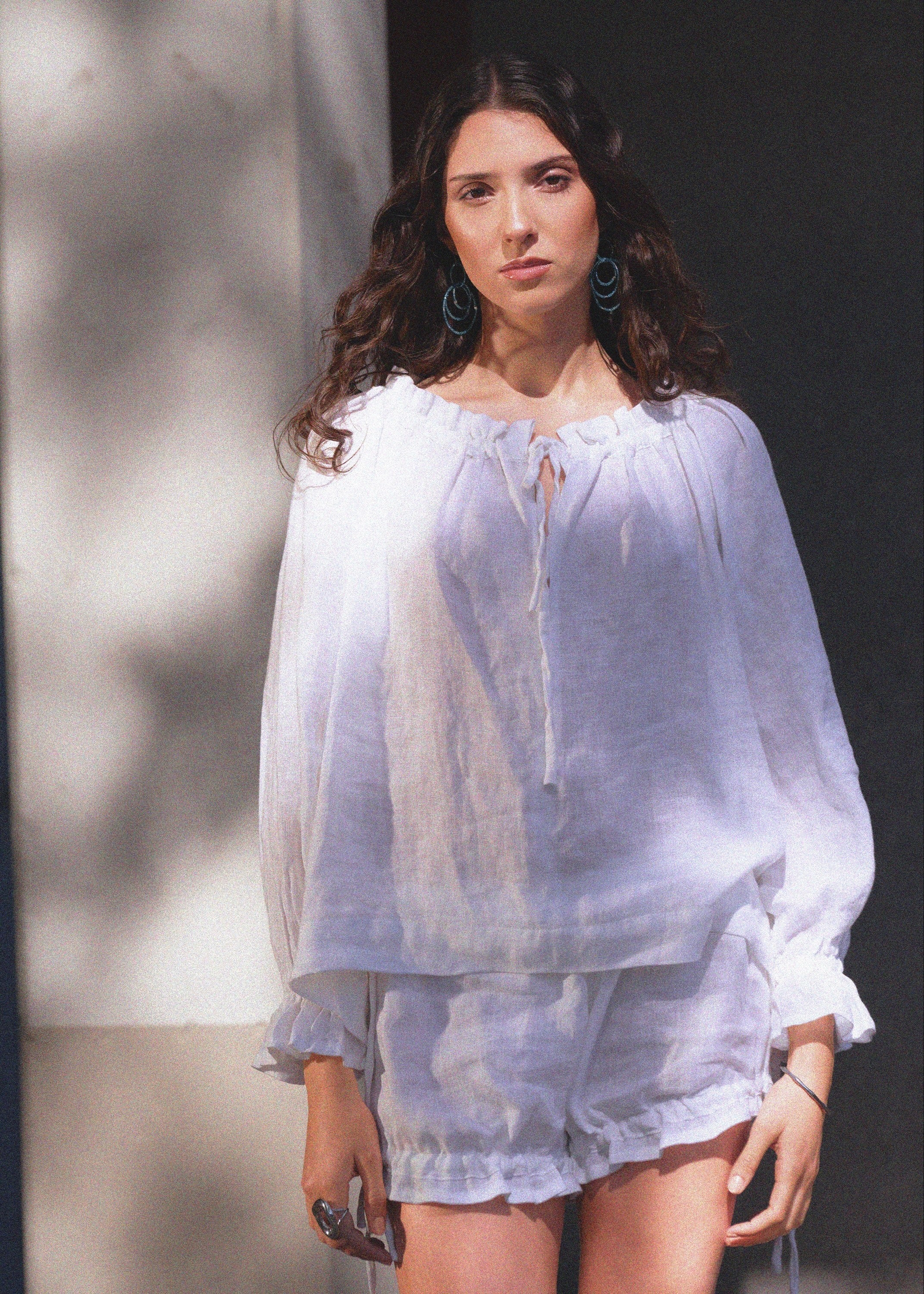 Gina white blouse